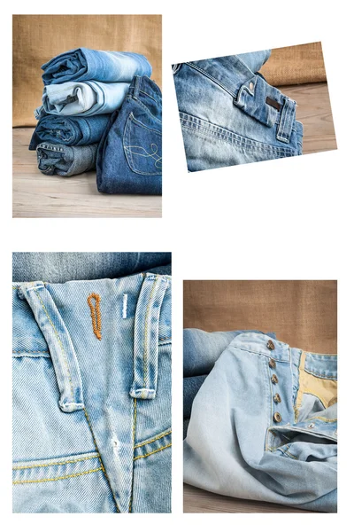 Kolaż zestaw różnych ubrań i akcesoriów dla mężczyzn — Zdjęcie stockowe