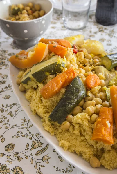 Typické marocké a arabské jídlo — Stock fotografie