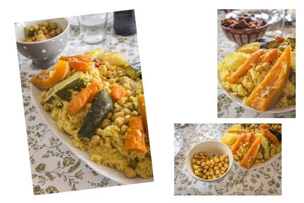 Tipik Fas ve Arapça gıda — Stok fotoğraf