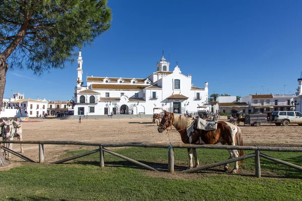 Rocio kostel v Španělsko Andalusie — Stock fotografie