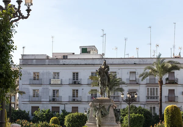 Chiese e strade. Jerez de la Frontera, Spagna — Foto Stock