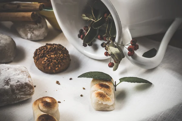 Creme e pastelaria, doces típicos de Natal em Espanha — Fotografia de Stock