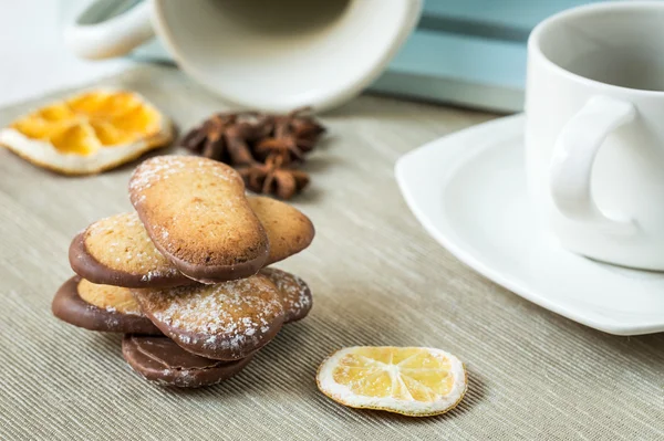 Assorted Cookies on wooden table — Stock Photo, Image