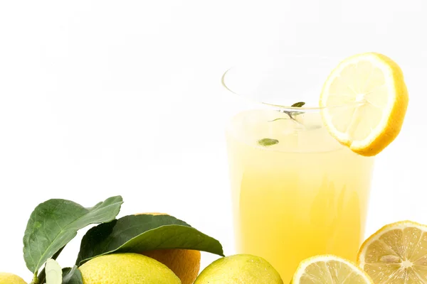 Juice drinks lemonade with mint — Stock Photo, Image