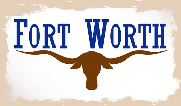 Flag of Fort Worth — Stock Vector