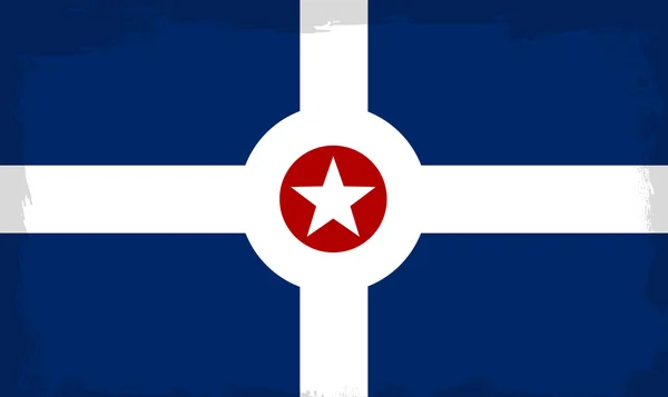 Флаг Индианаполиса — стоковый вектор