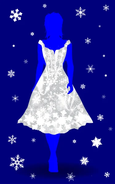Une Reine des neiges — Image vectorielle
