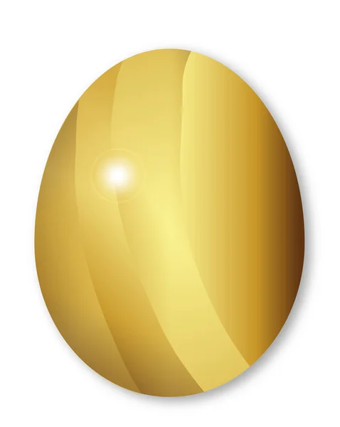 Kultainen pääsiäismuna — vektorikuva