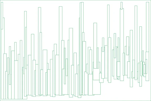 Overzicht van de groene achtergrond — Stockvector