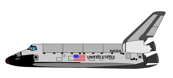 アメリカ合衆国のシャトル — ストックベクタ