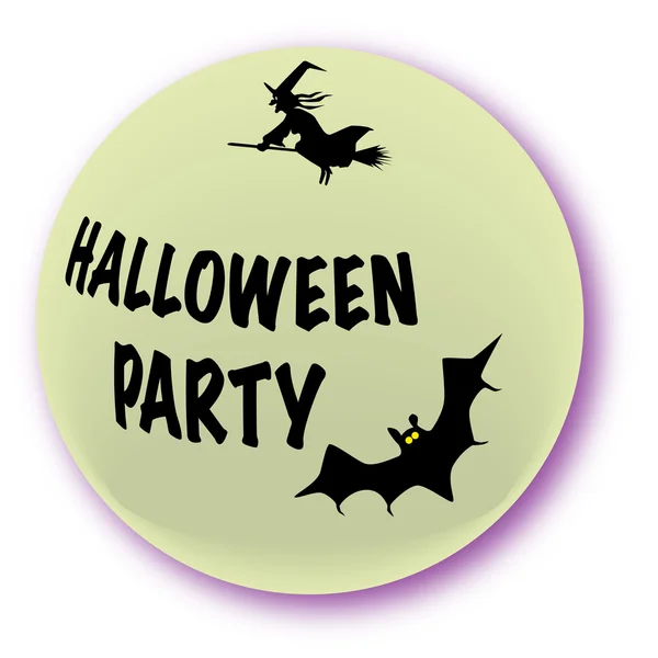 Halloween Party ikon — Stock vektor