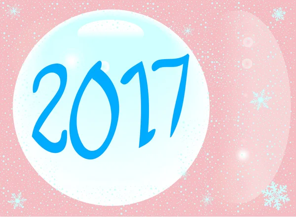 2017 New Year — Stock Vector