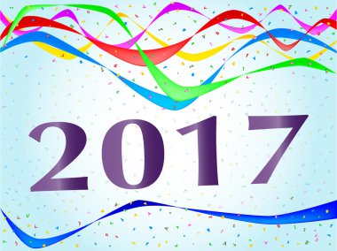 2017 şerit ve konfeti parti