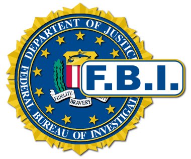 FBI mühür Mockup