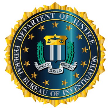 FBI mühür Mockup