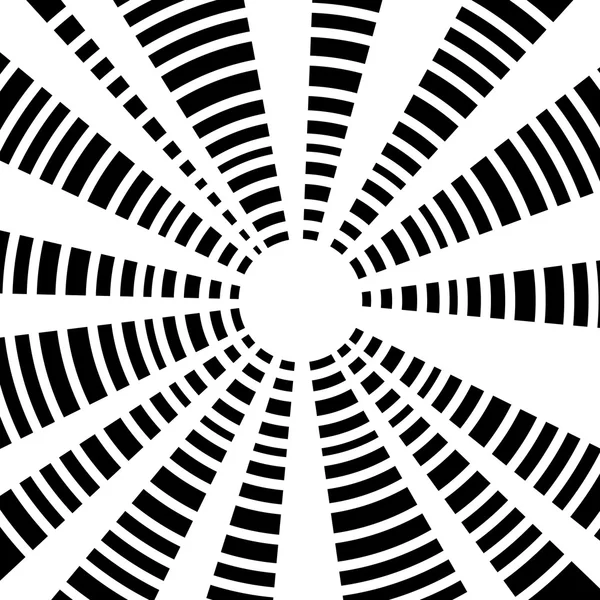 Cercle fond noir et blanc — Image vectorielle