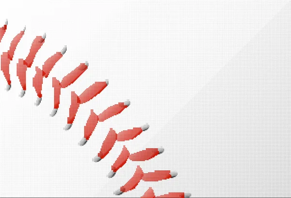 Baseball couture demi-teinte — Image vectorielle