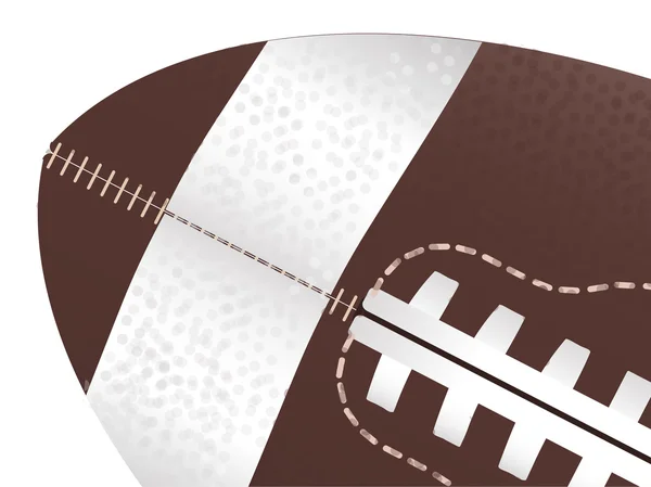 American Football Ball zum Anfassen — Stockvektor