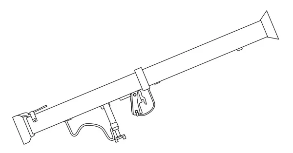 Bazooka Antitank vapen — Stock vektor