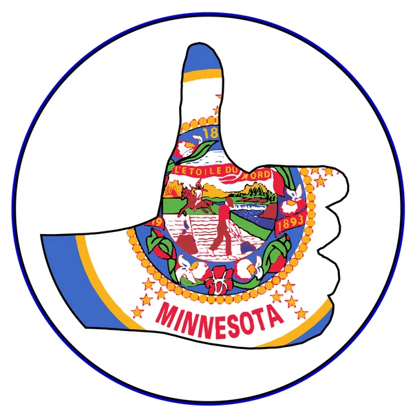 Minnesota Yaşasın — Stok Vektör