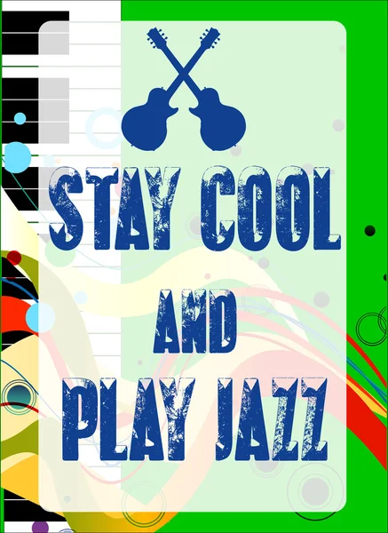 A(z) Cool játék Jazz — Stock Vector