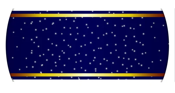 Stary Night Banner — Stock Vector