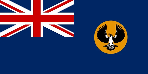 South Australia State Flagge — Stockvektor