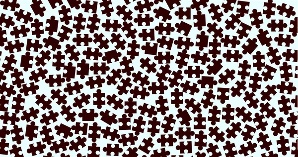 Willekeurige puzzel stukjes — Stockvector