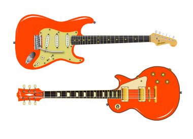 Two Guitar Giants clipart