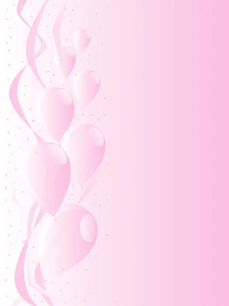 Fond de fête rose — Image vectorielle