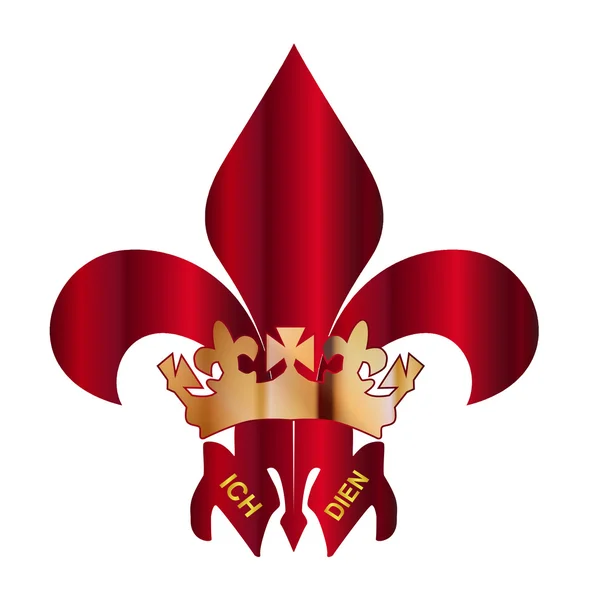 Fleur de lis szimbólum — Stock Vector