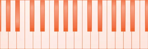 Piano clave fondo — Vector de stock