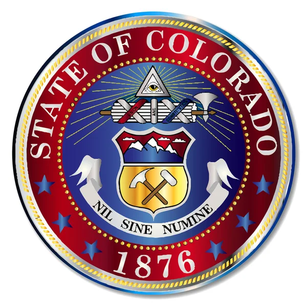 Печатка штату Колорадо — стоковий вектор