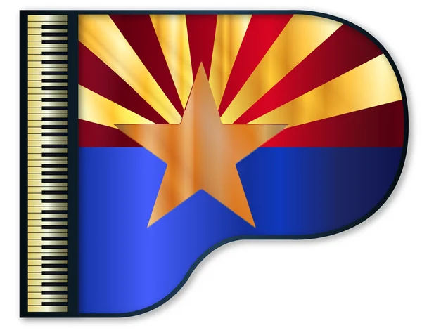 Grand Piano Arizona Drapeau — Image vectorielle