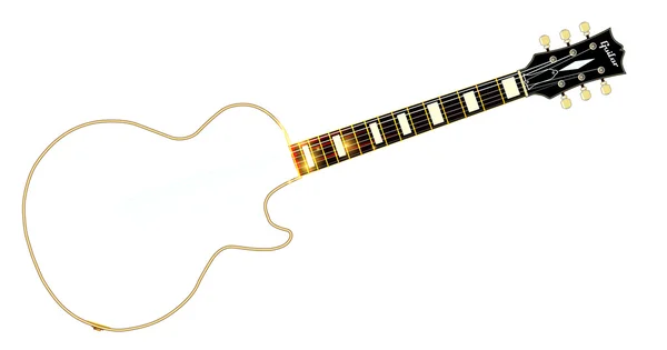 Guitarra Copiar espaço —  Vetores de Stock