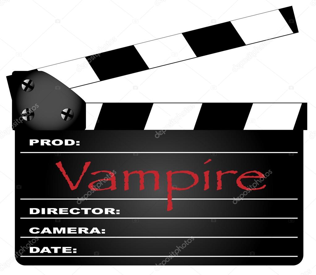 Vampire Movie Clapperboard