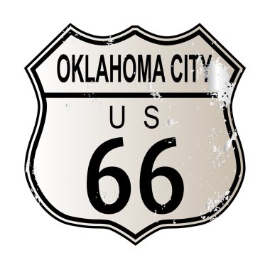 Oklahoma City rota 66 işareti