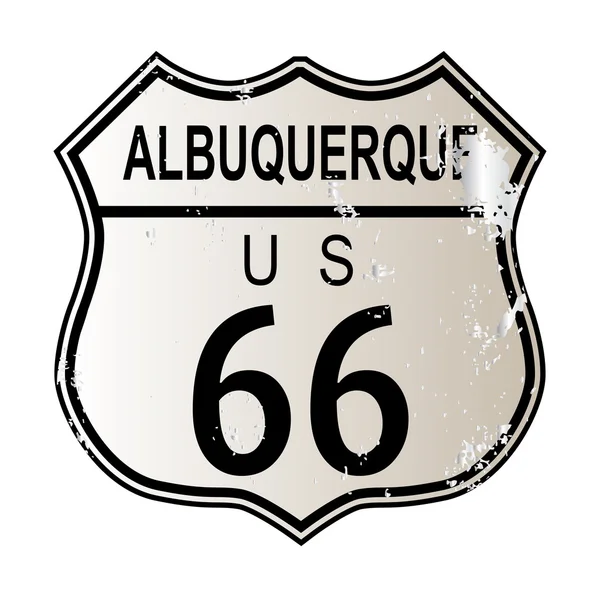 Albuquerque Route 66 znamení — Stockový vektor