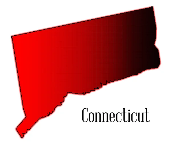 Connecticut en medio tono — Archivo Imágenes Vectoriales