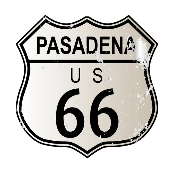Pasadena-Route 66 — Stockvektor