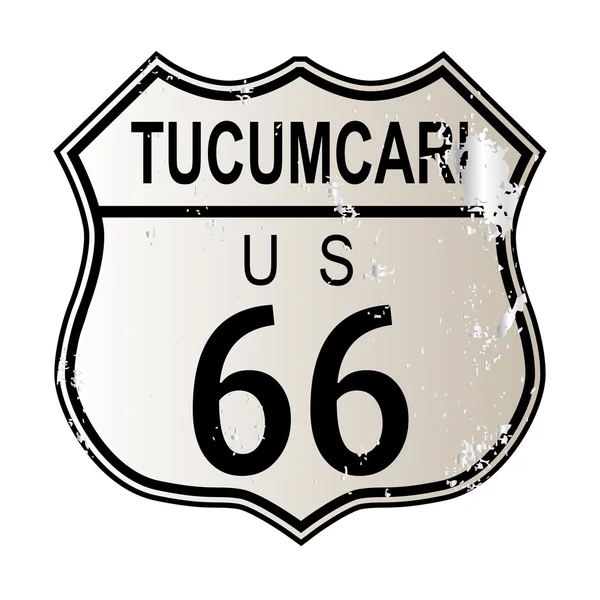Tucumcari-Route 66 — Stockvektor