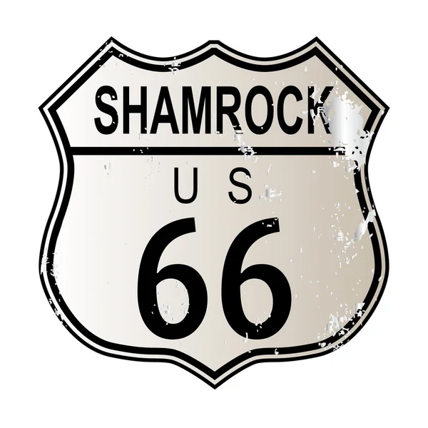 Shamrock Route 66 — Stock Vector