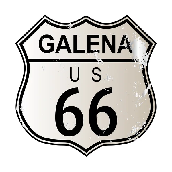 Galena Ruta 66 — Archivo Imágenes Vectoriales