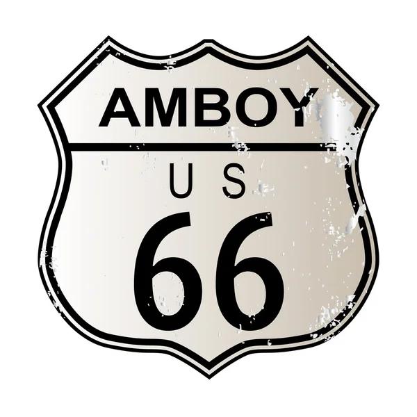 Ruta 66 de Amboy — Archivo Imágenes Vectoriales