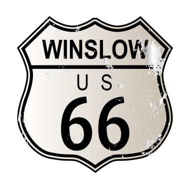 Winslow Route 66 clipart
