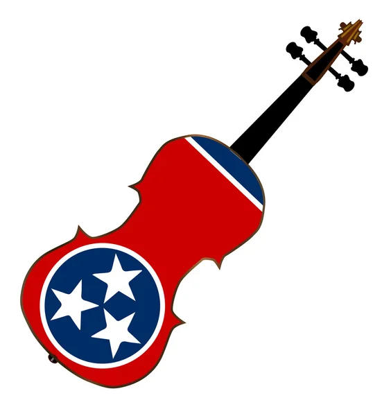 Stato del Tennessee Violino — Vettoriale Stock