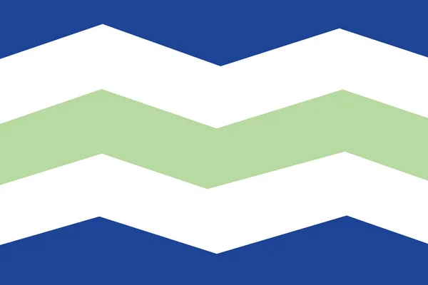Traditional Flag Burlington City Vermont State Usa — Stock Vector