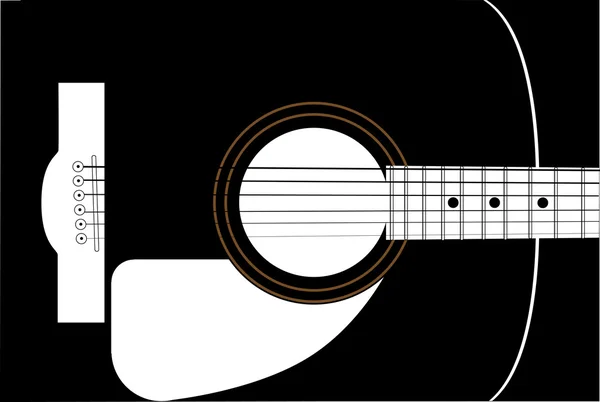 Cuadro de sonido de la guitarra — Archivo Imágenes Vectoriales