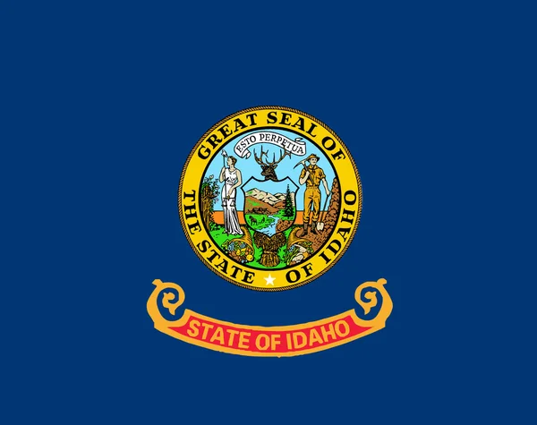 Bandiera dello Stato dell'Idaho — Vettoriale Stock