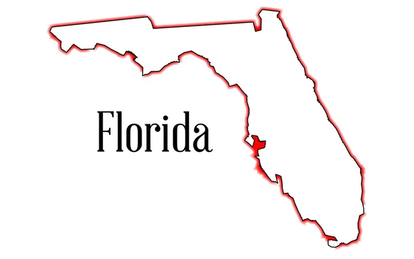 Pavillon de l'État de Floride — Image vectorielle
